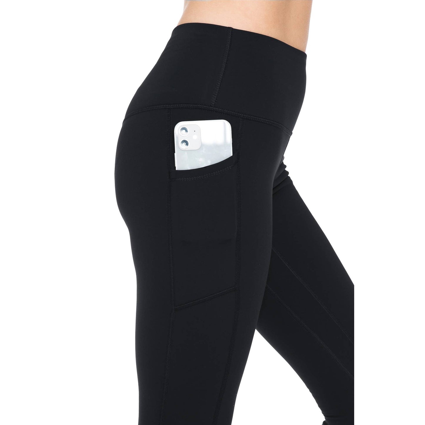 BLACK FLEECE LINED LEGGING