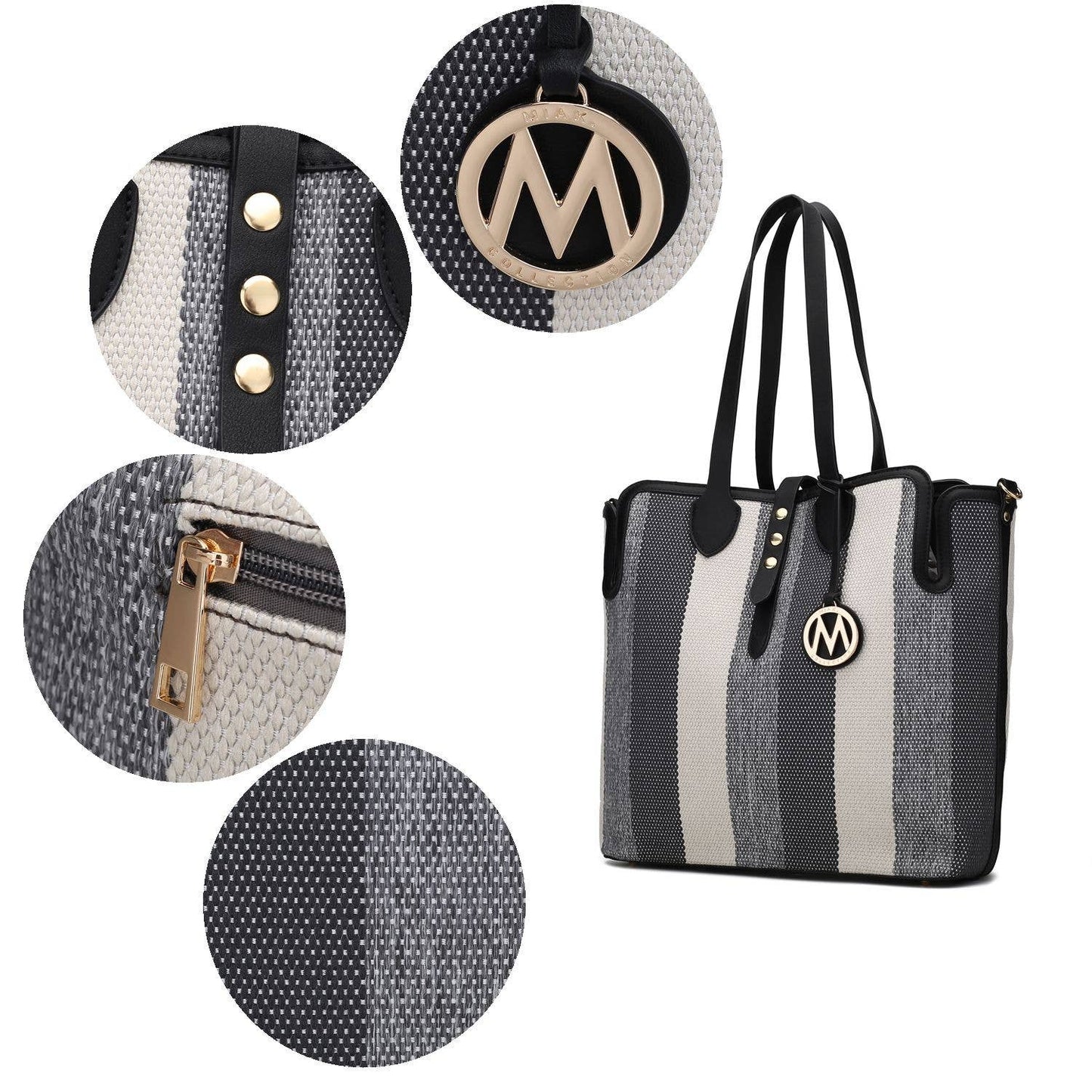 MKF SKY COMBO OVERSIZE TOTE-WRISTLET INCLUDED