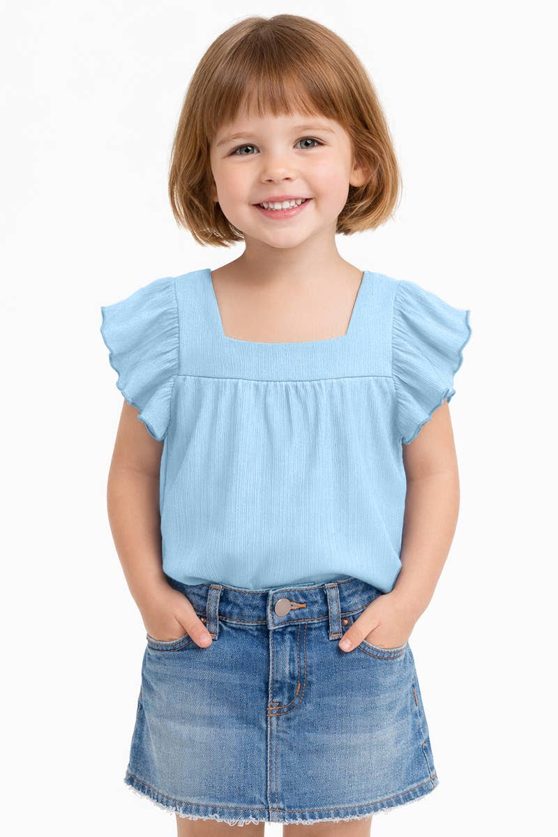 WHITE SQUARE NECK