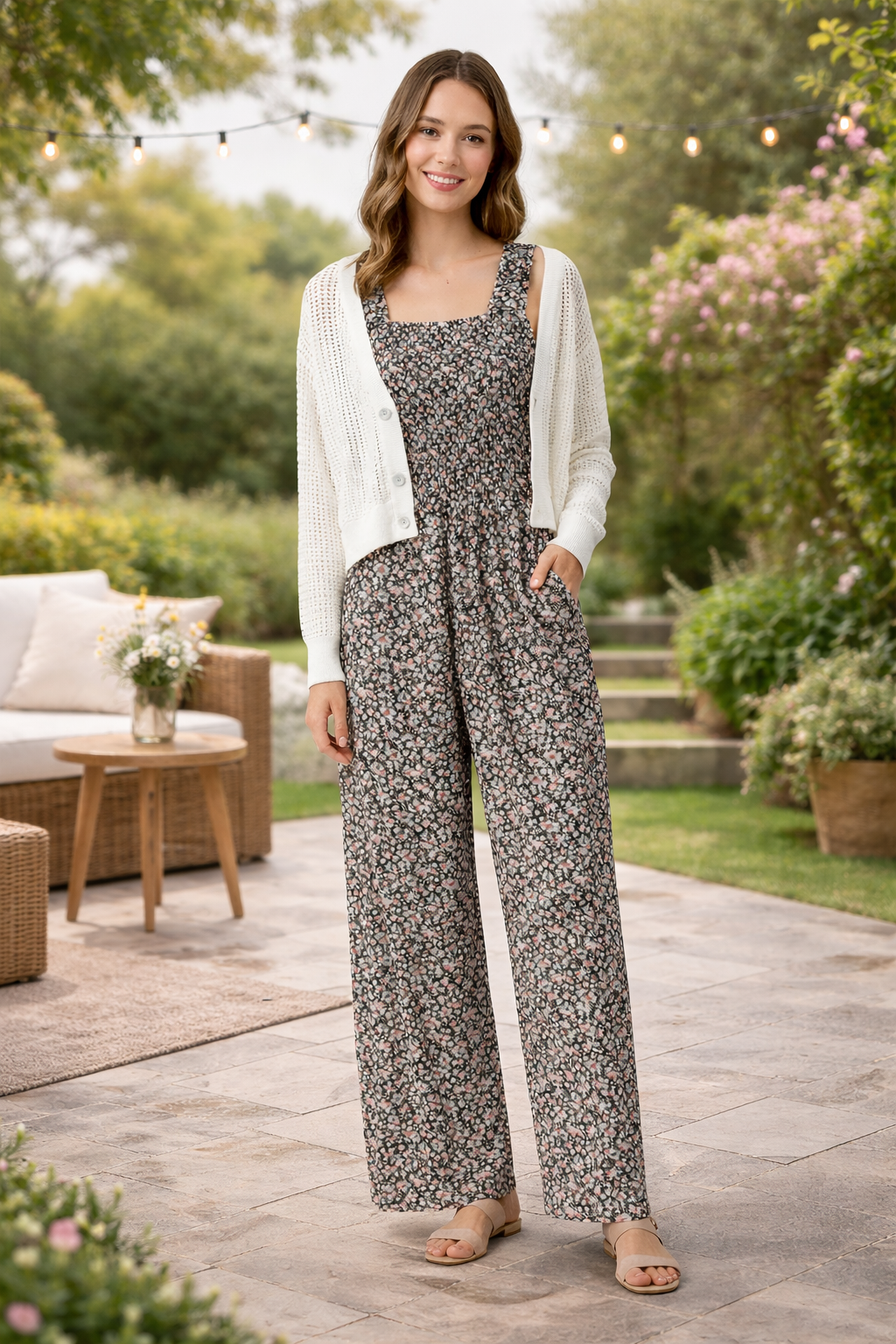 IVORY KNIT SUMMER CARDIGAN