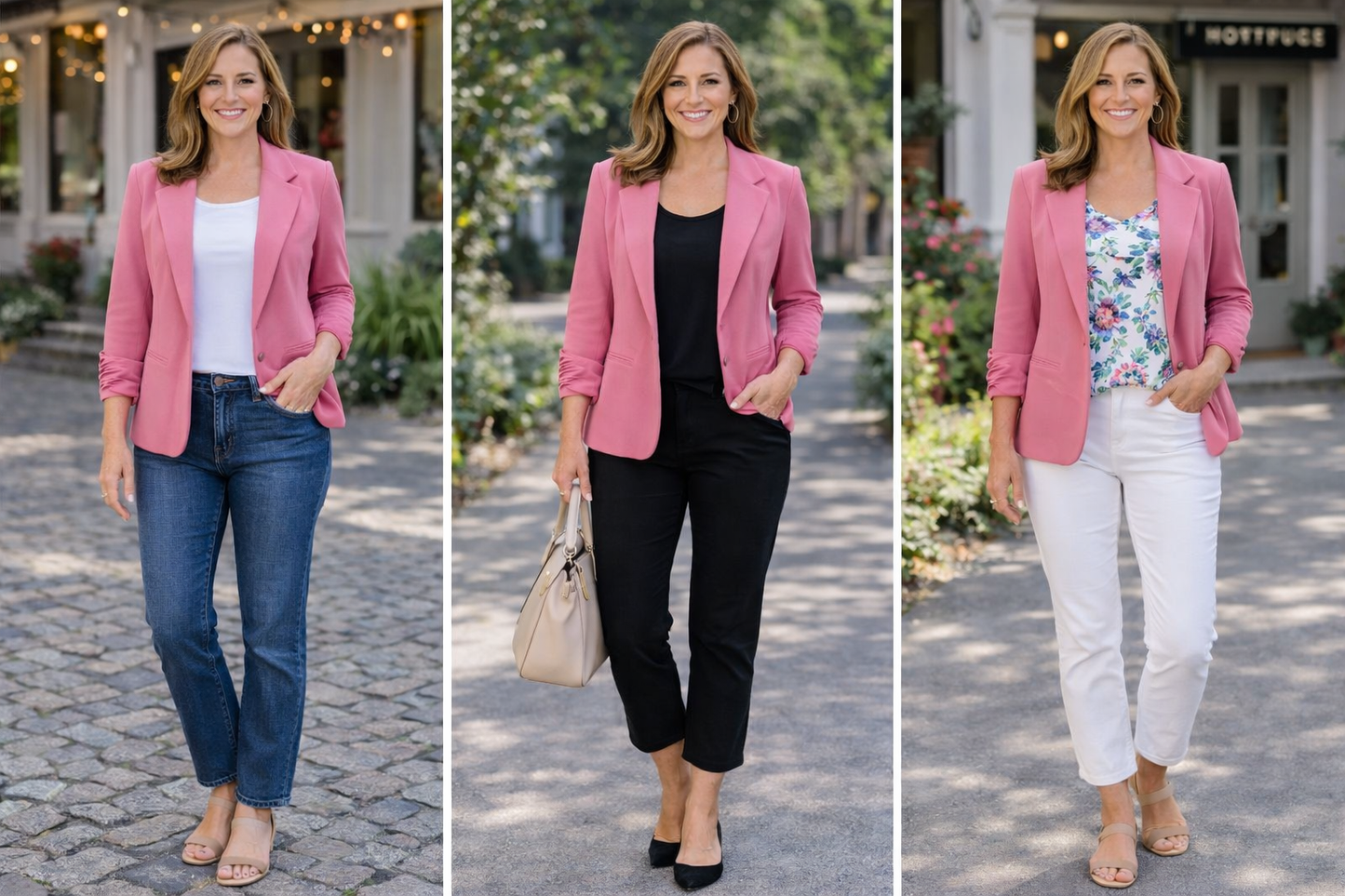 BLUSHING ROSE BLAZER