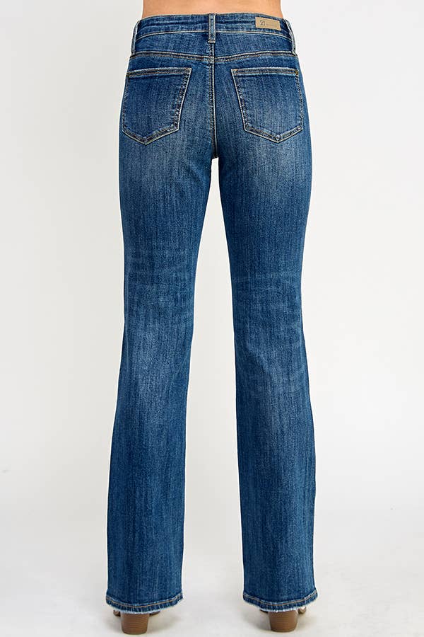 MID RISE SKINNY BOOT CUT
