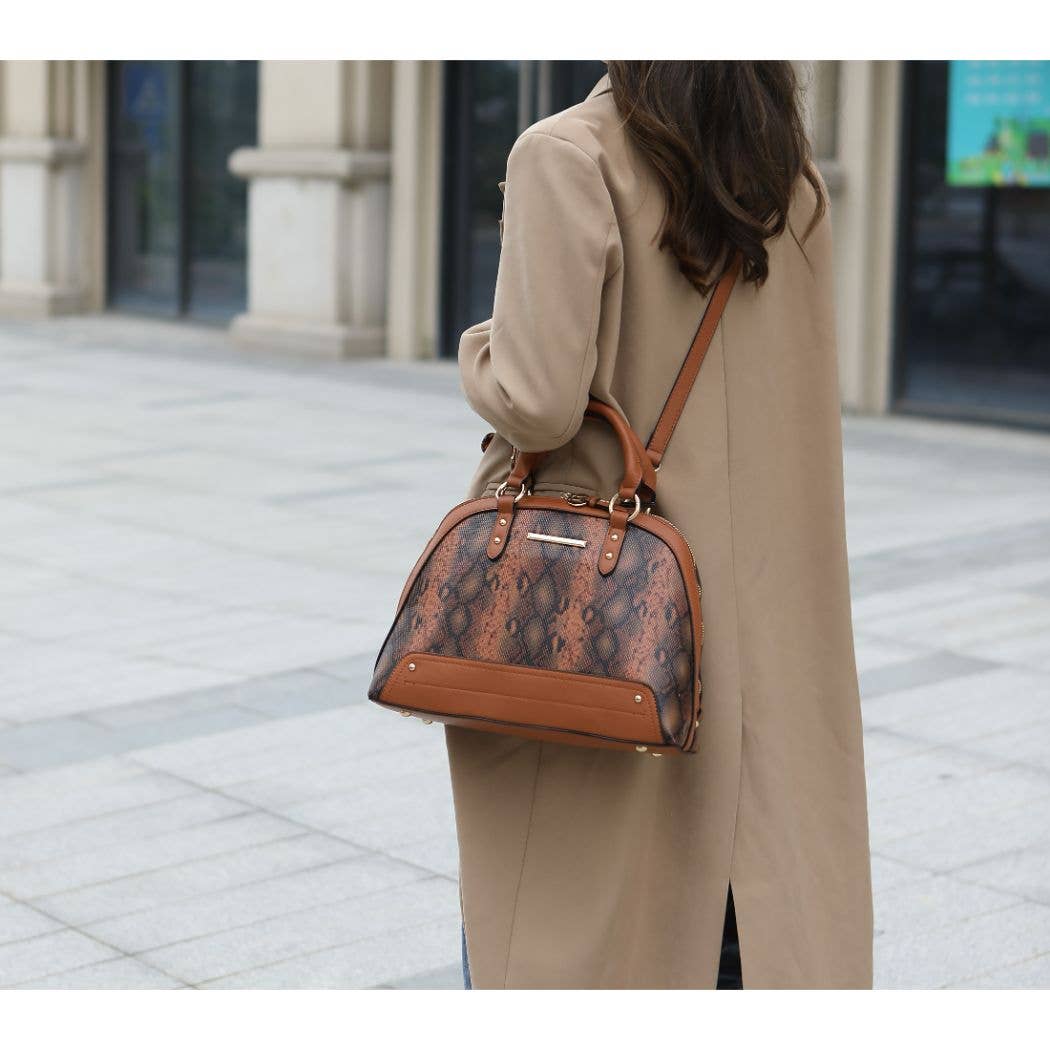 MKF BEIGE FRIDA SATCHEL-WALLET INCLUDED