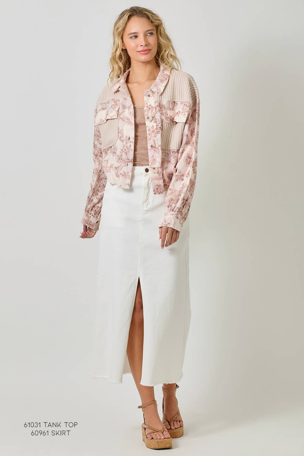 CAPPUCCINO MIXED MEDIA JACKET