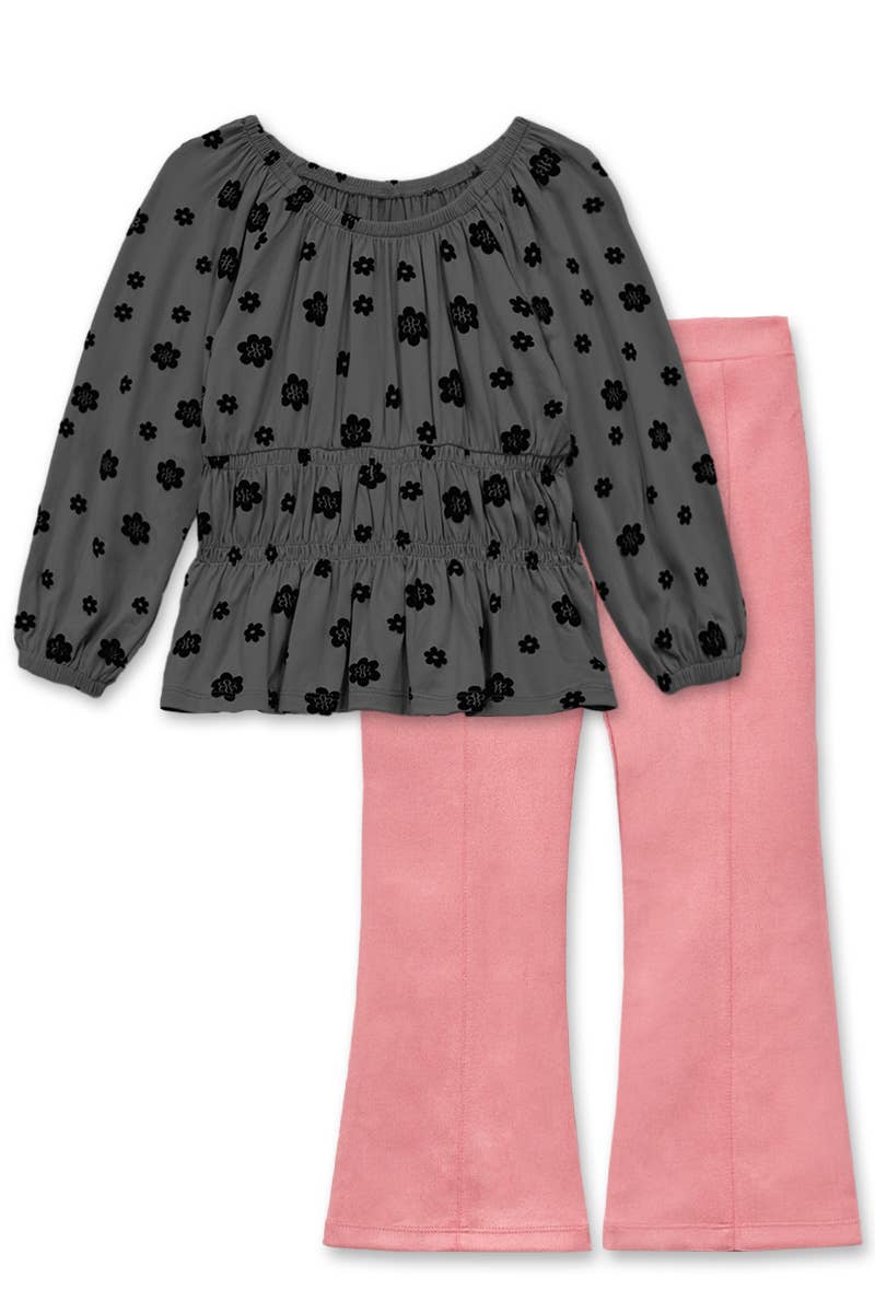 PINK SUEDE SET