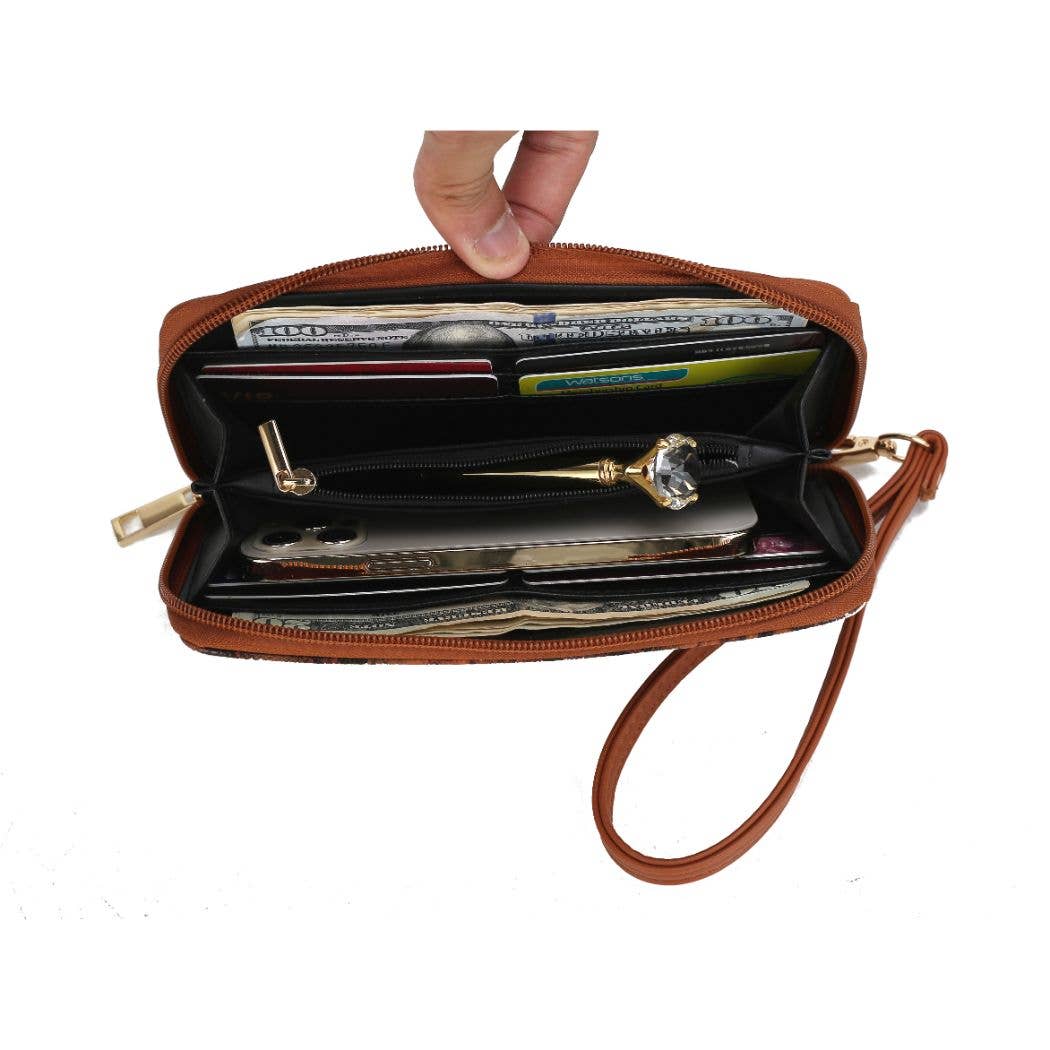 MKF BEIGE FRIDA SATCHEL-WALLET INCLUDED