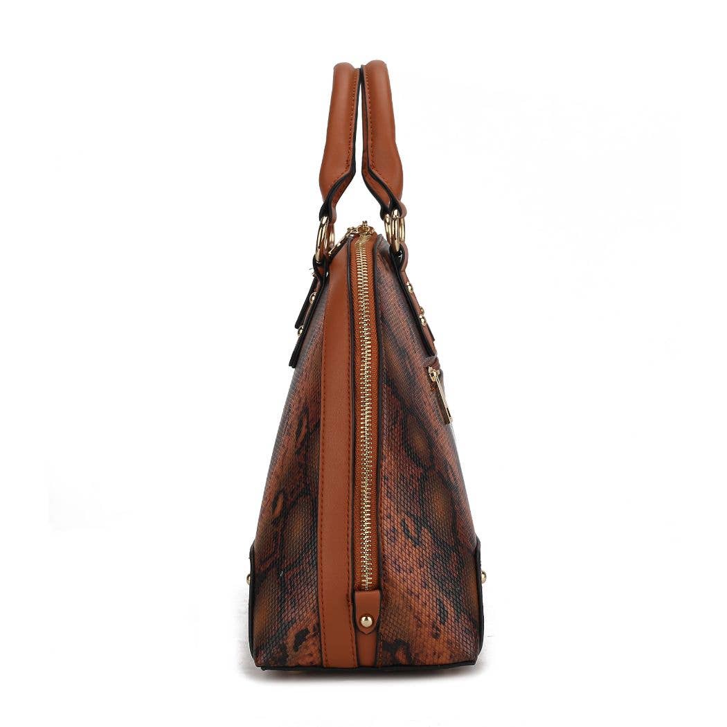 MKF BEIGE FRIDA SATCHEL-WALLET INCLUDED