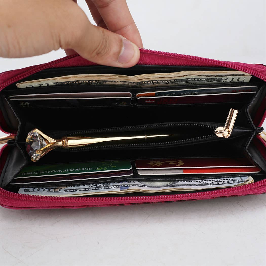 MKF CHOCOLATE CROCODILE TOTE- WALLET INCLUDED