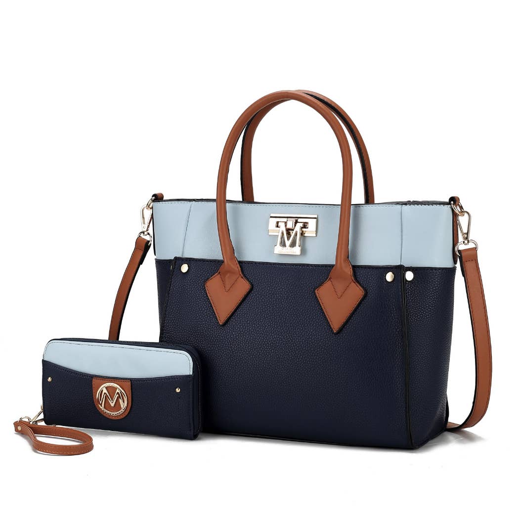 MKF NAVY BRYNLEE WITH WALLET