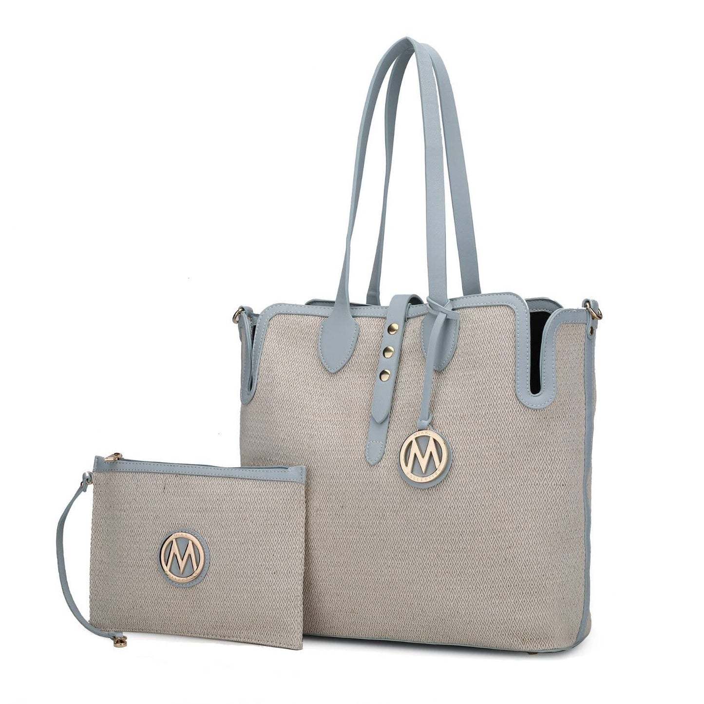 MKF SKY COMBO OVERSIZE TOTE-WRISTLET INCLUDED