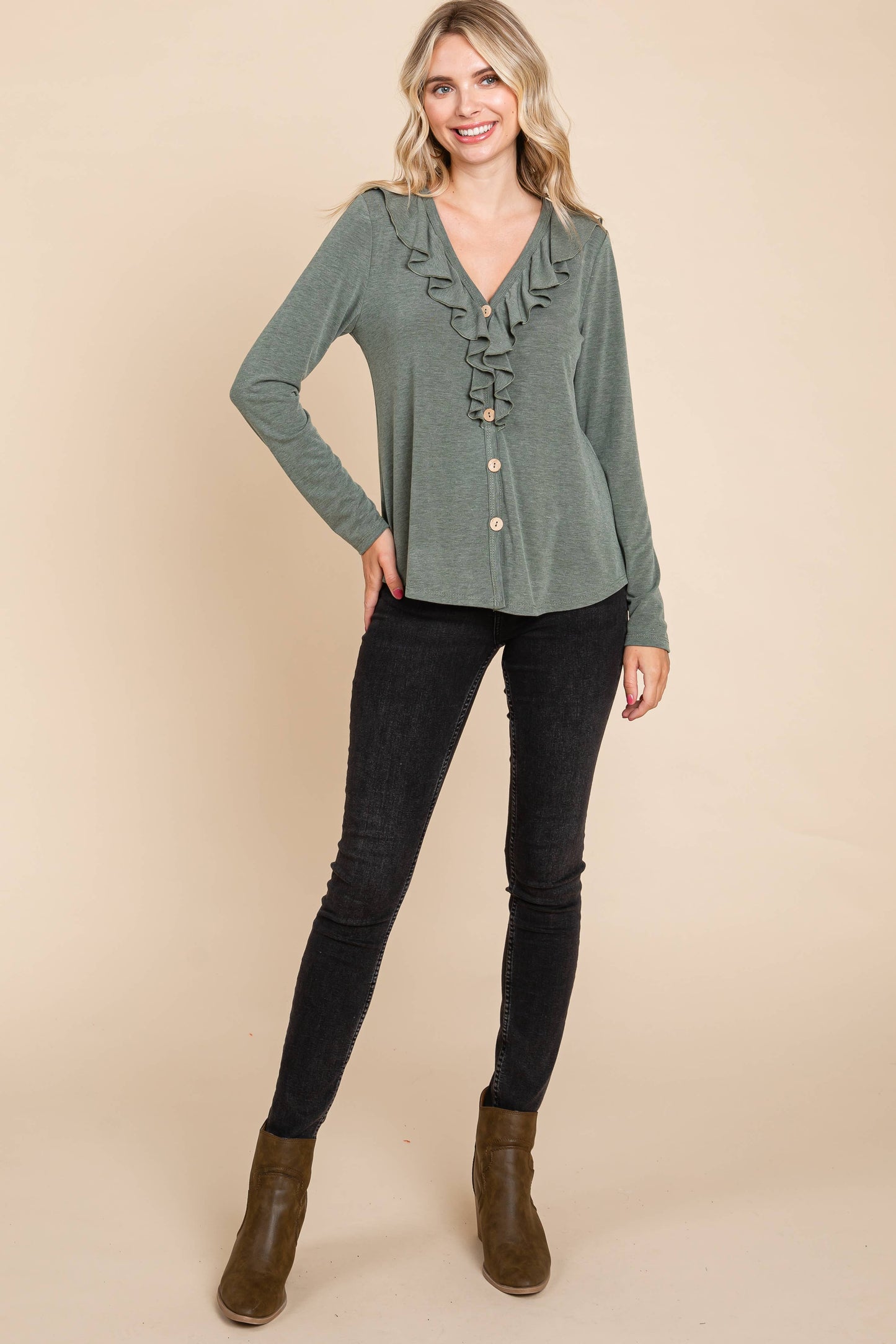 OLIVE RUFFLE