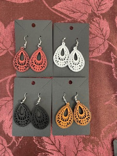 WOODEN EARRINGS