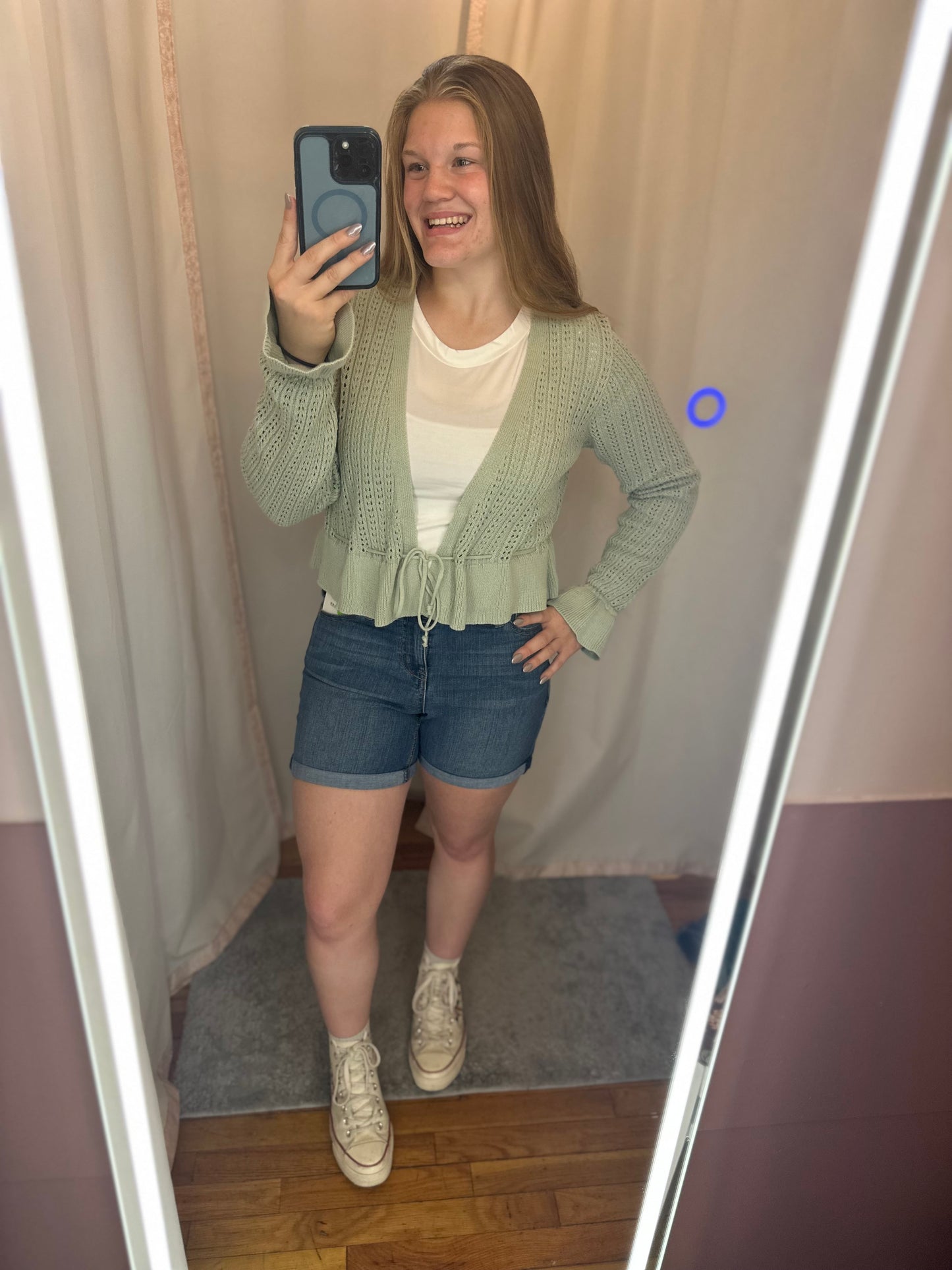 1822 CHARLIE ROLLED DENIM SHORT