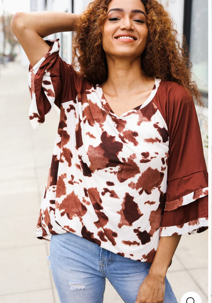 PLUS COW RUFFLE