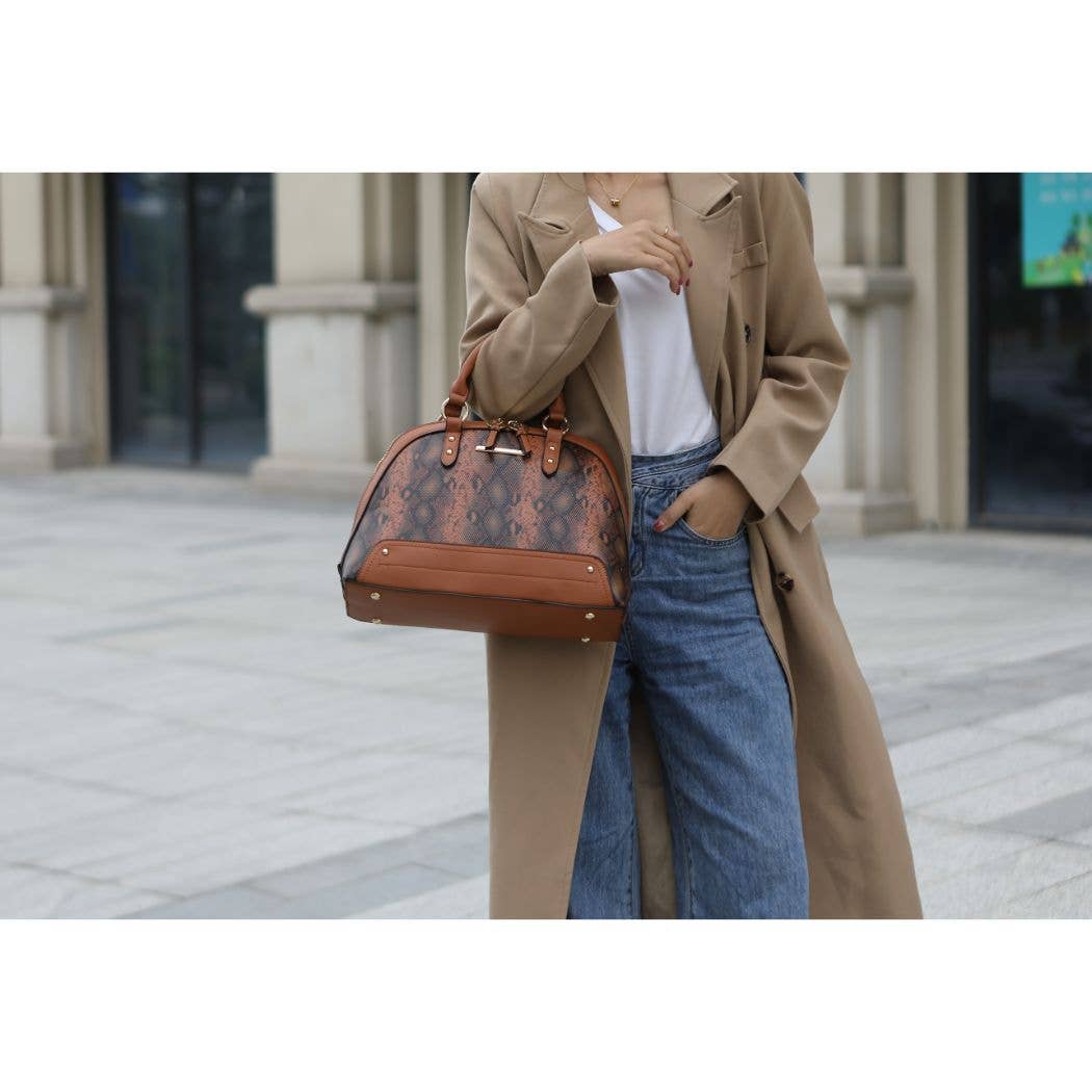 MKF BEIGE FRIDA SATCHEL-WALLET INCLUDED