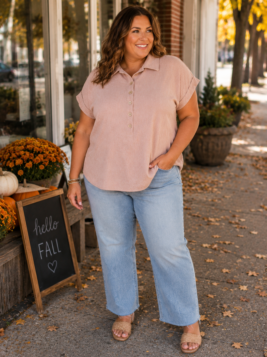 BLUSHING BREEZE TOP