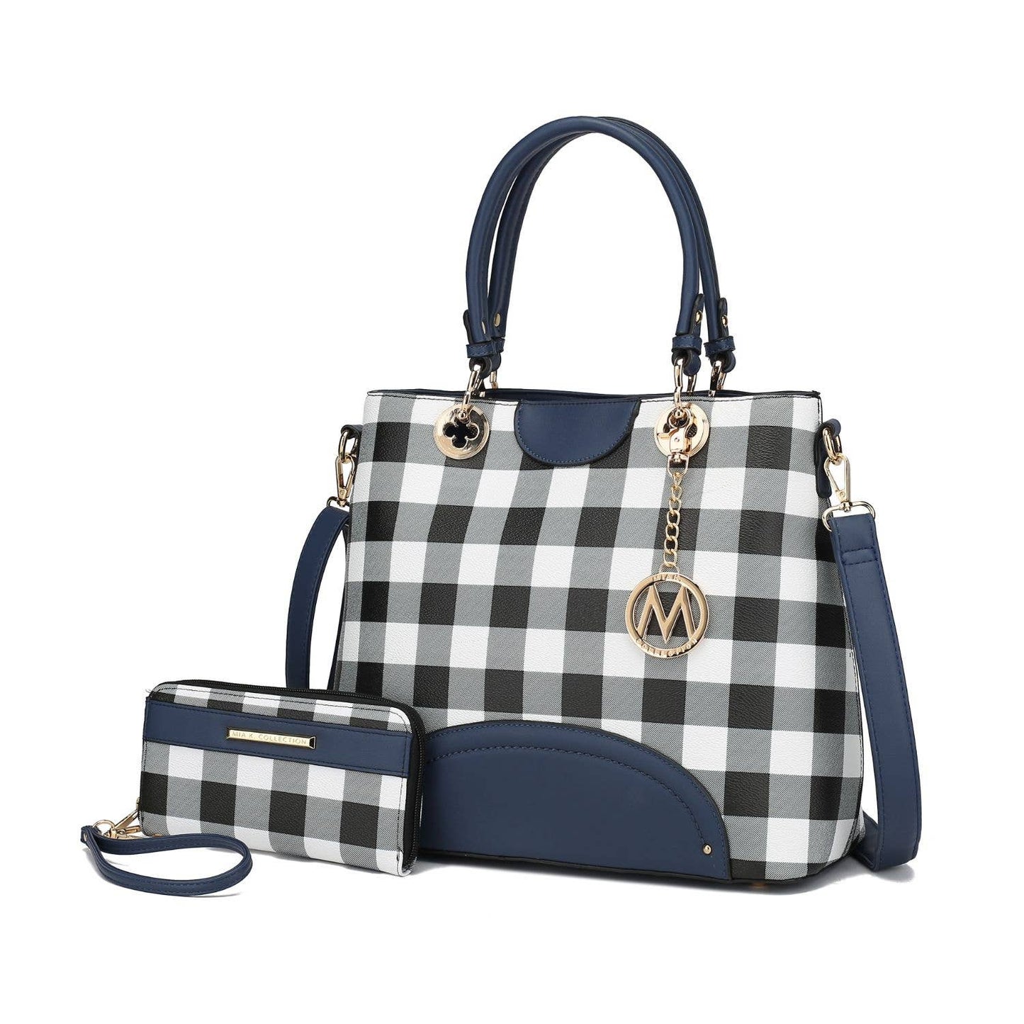 MKF NAVY CHECKER-WALLET INCLUDED