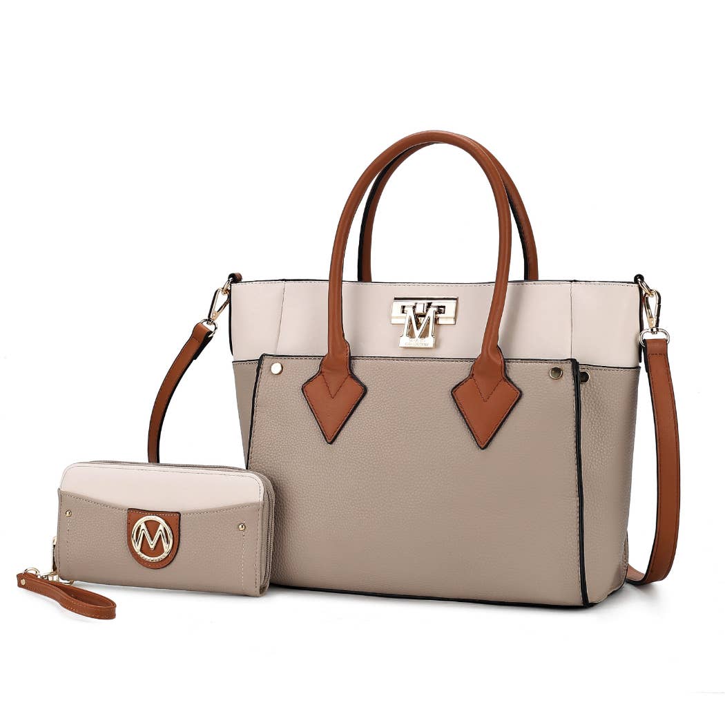 MKF TAUPE BRYNLEE WITH WALLET
