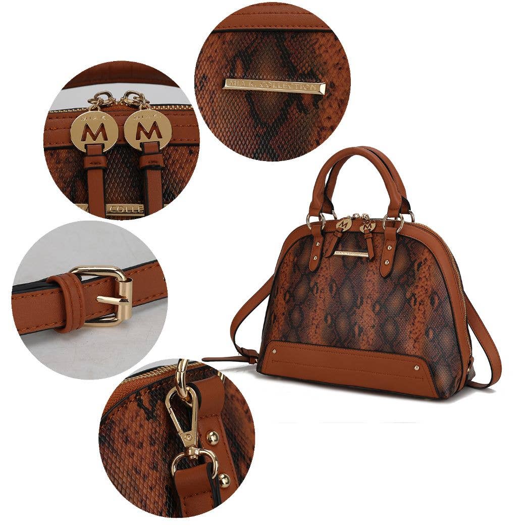 MKF BEIGE FRIDA SATCHEL-WALLET INCLUDED