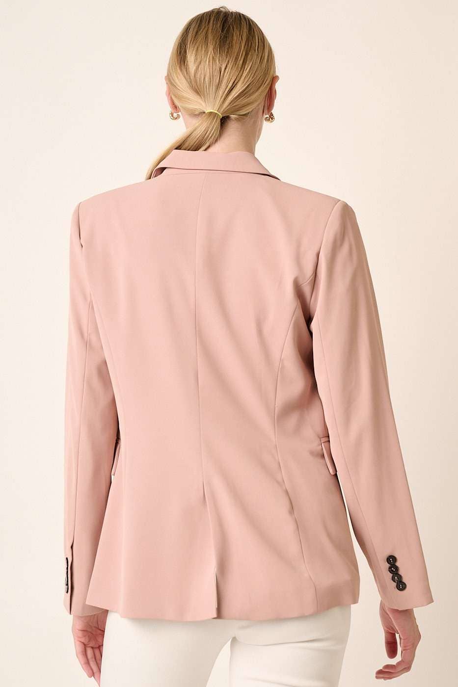 BLUSH TAILORED BLAZER