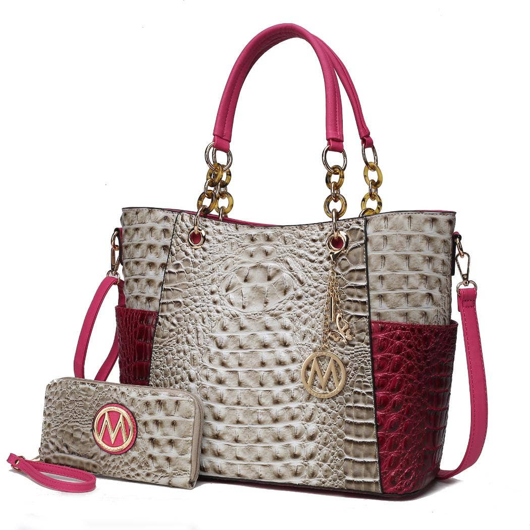 MKF Merlina Faux Crocodile