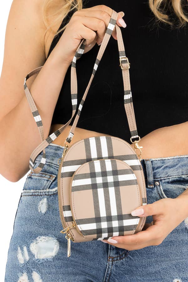 TARTAN PLAID CROSSBODY