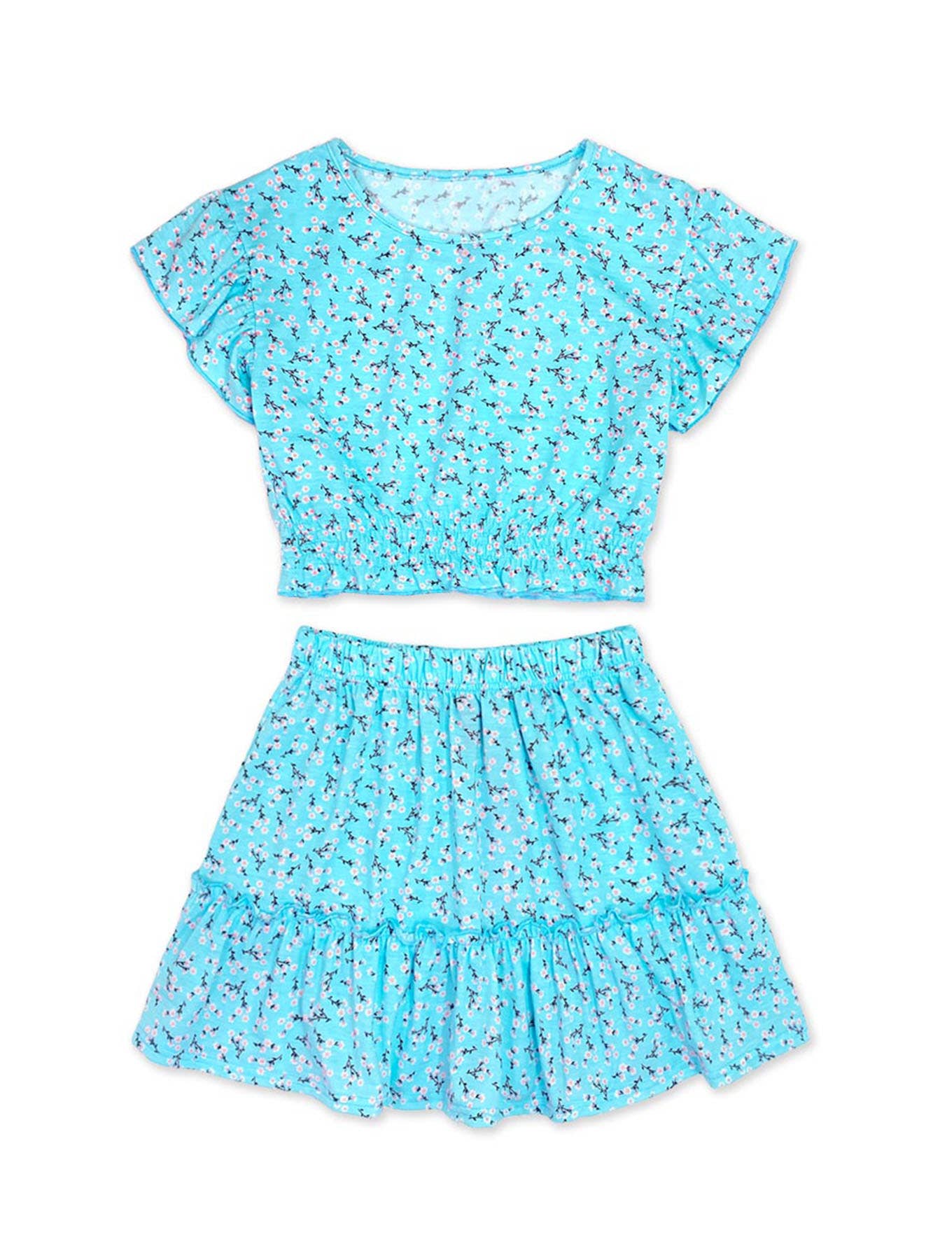 BLUEBELL BREEZE RUFFLE SKIRT SET