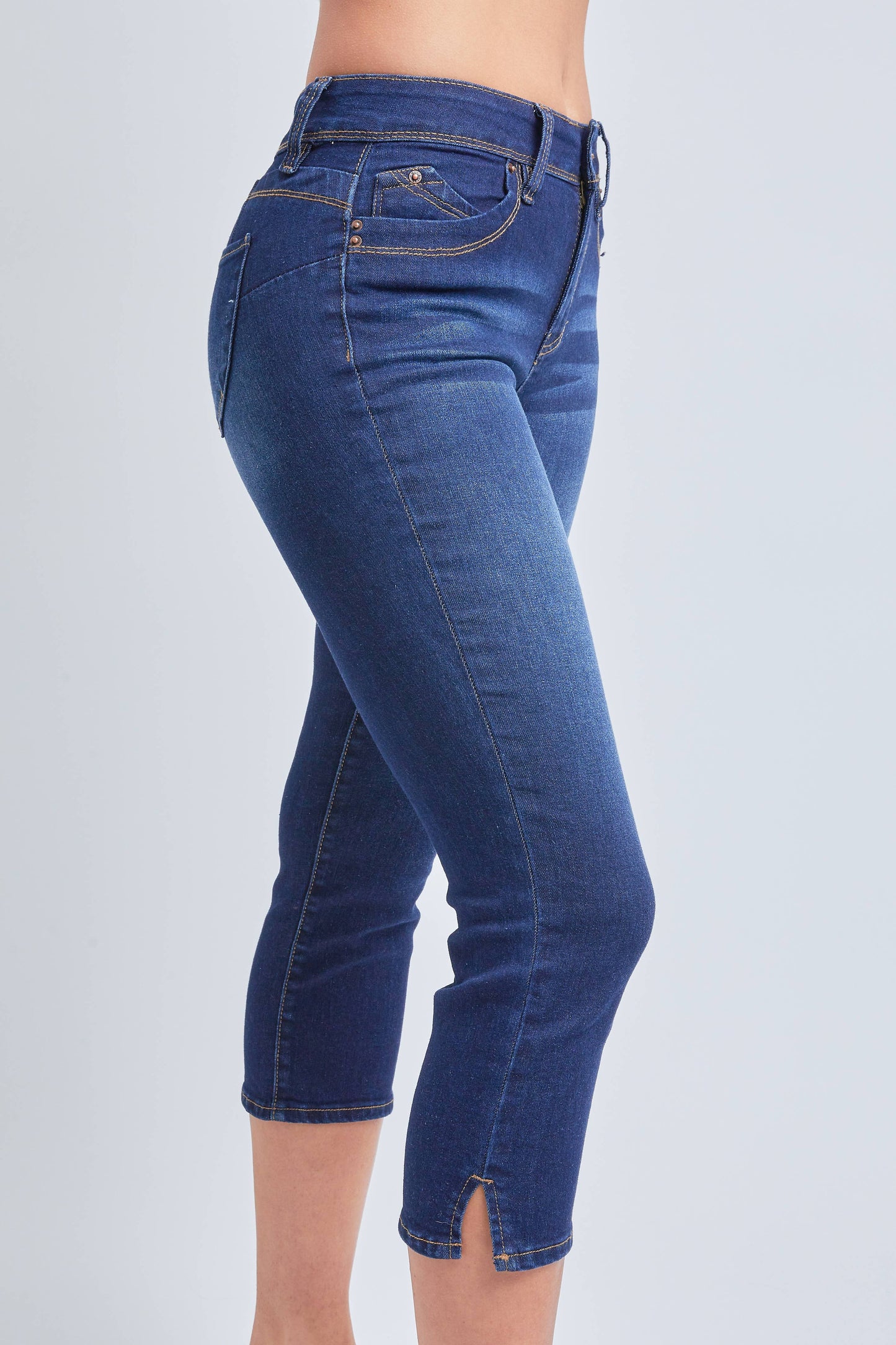 WannaBettaButt  High-Rise Cropped Jean