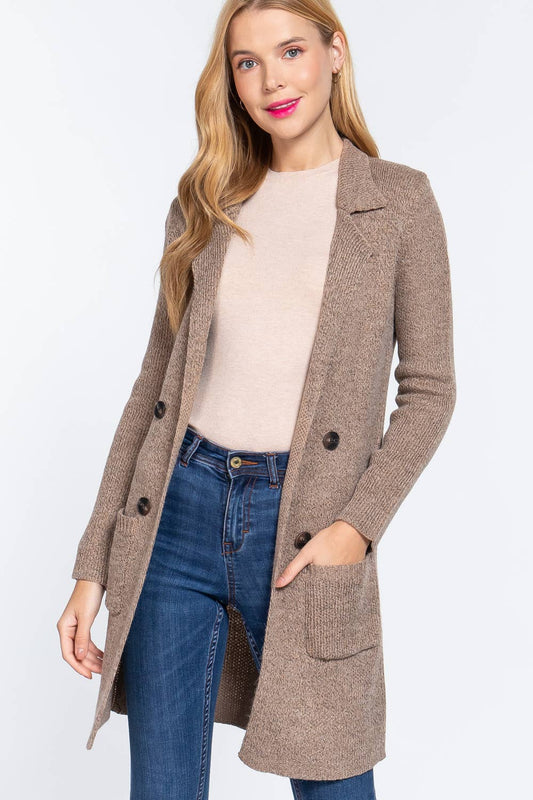 KHAKI CARDIGAN