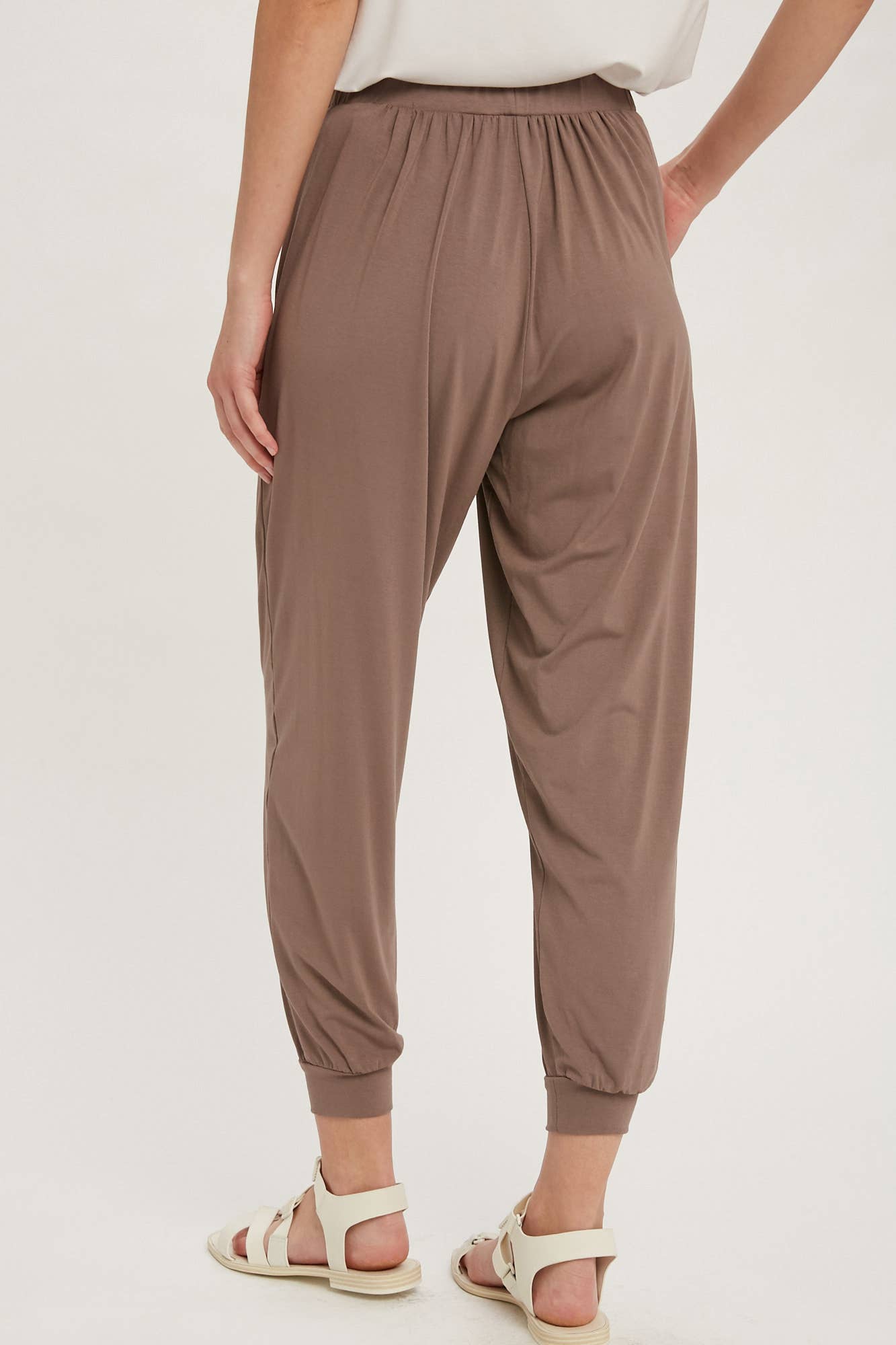 JERSEY MOCHA JOGGER
