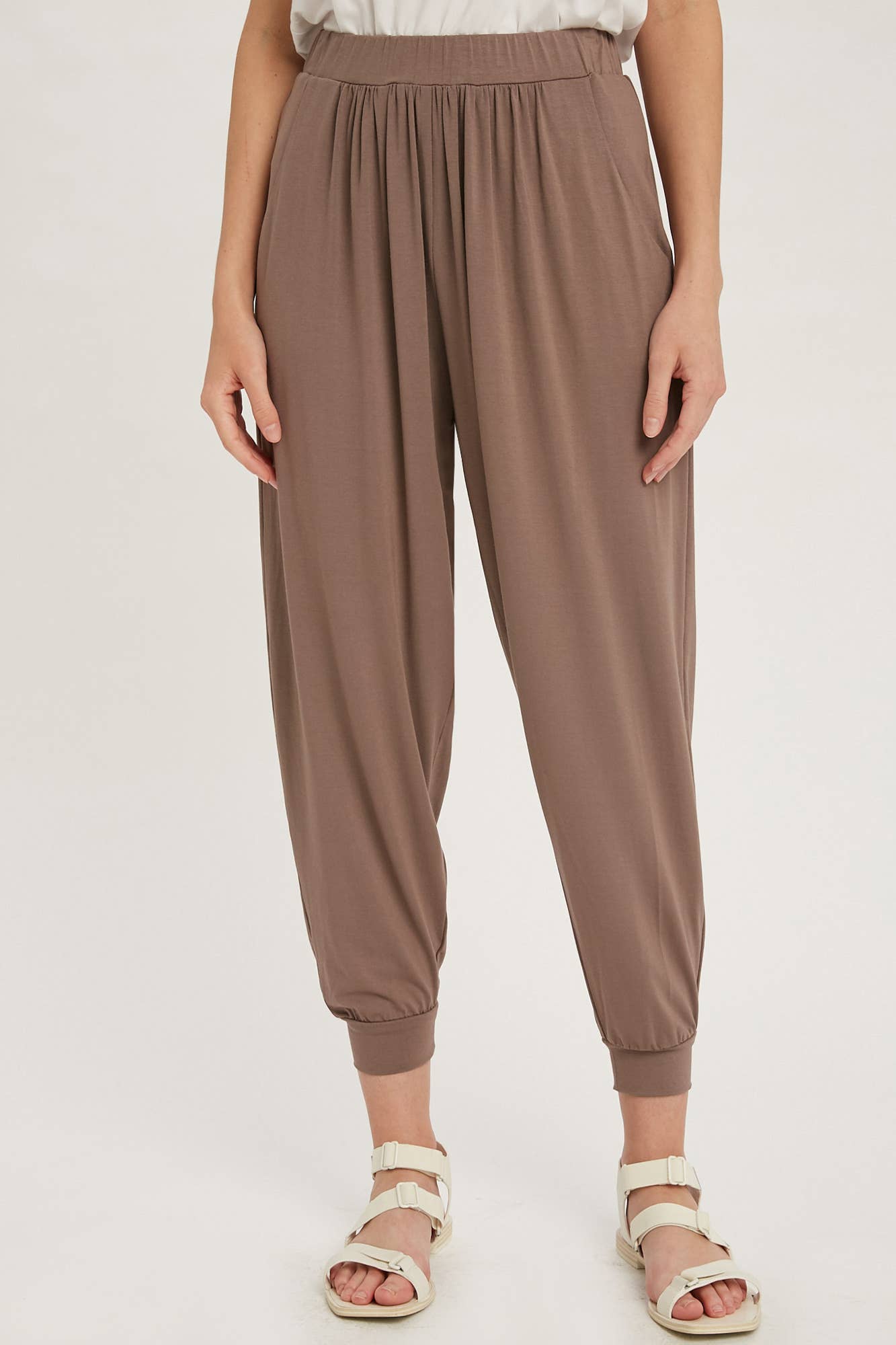 JERSEY MOCHA JOGGER