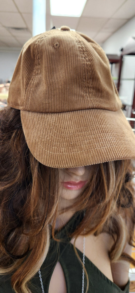 CORDUROY BASEBALL CAP