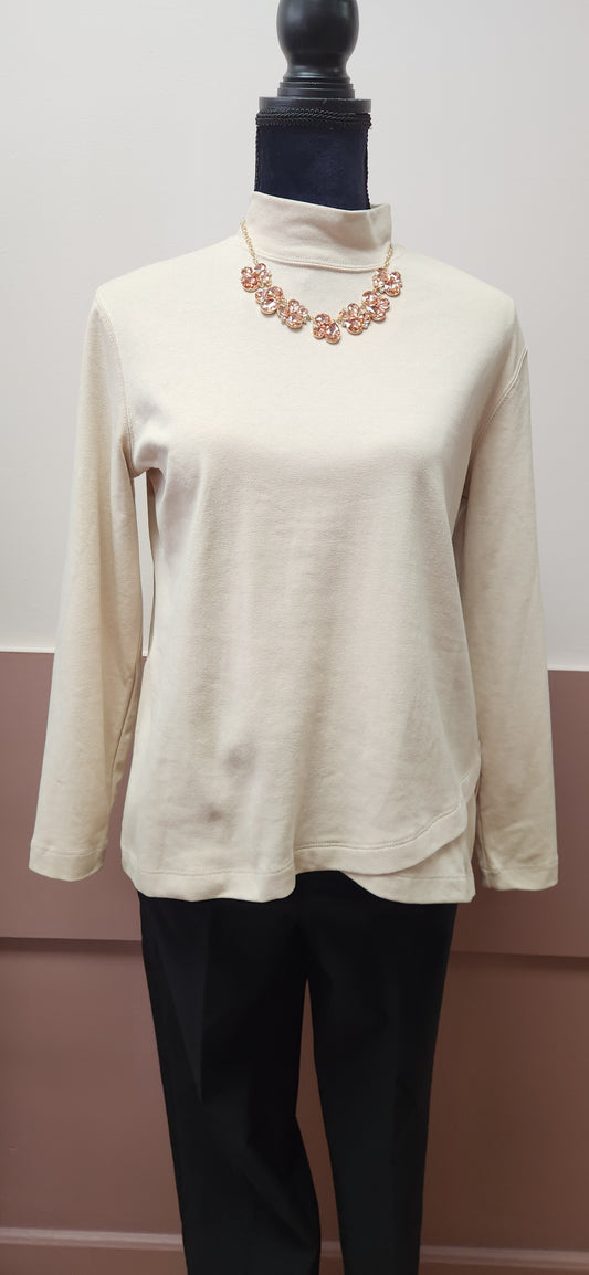 MEMORY LANE MOCK NECK LONG SLEEVE