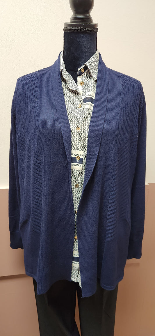 PERECT NAVY CARDIGAN