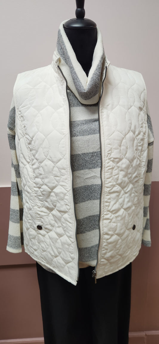 PLUS CAITLYN SNOWCAP QUILTED VEST