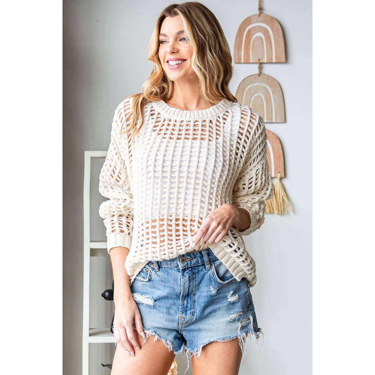 IVORY RELAXED SWEATER