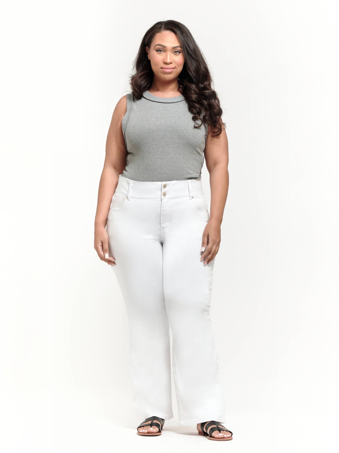 PLUS WHITE 30"  FIT & LIFT FLARE