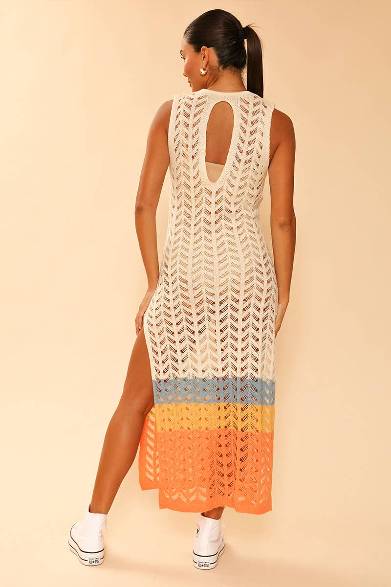 OPEN KNIT COVER UP