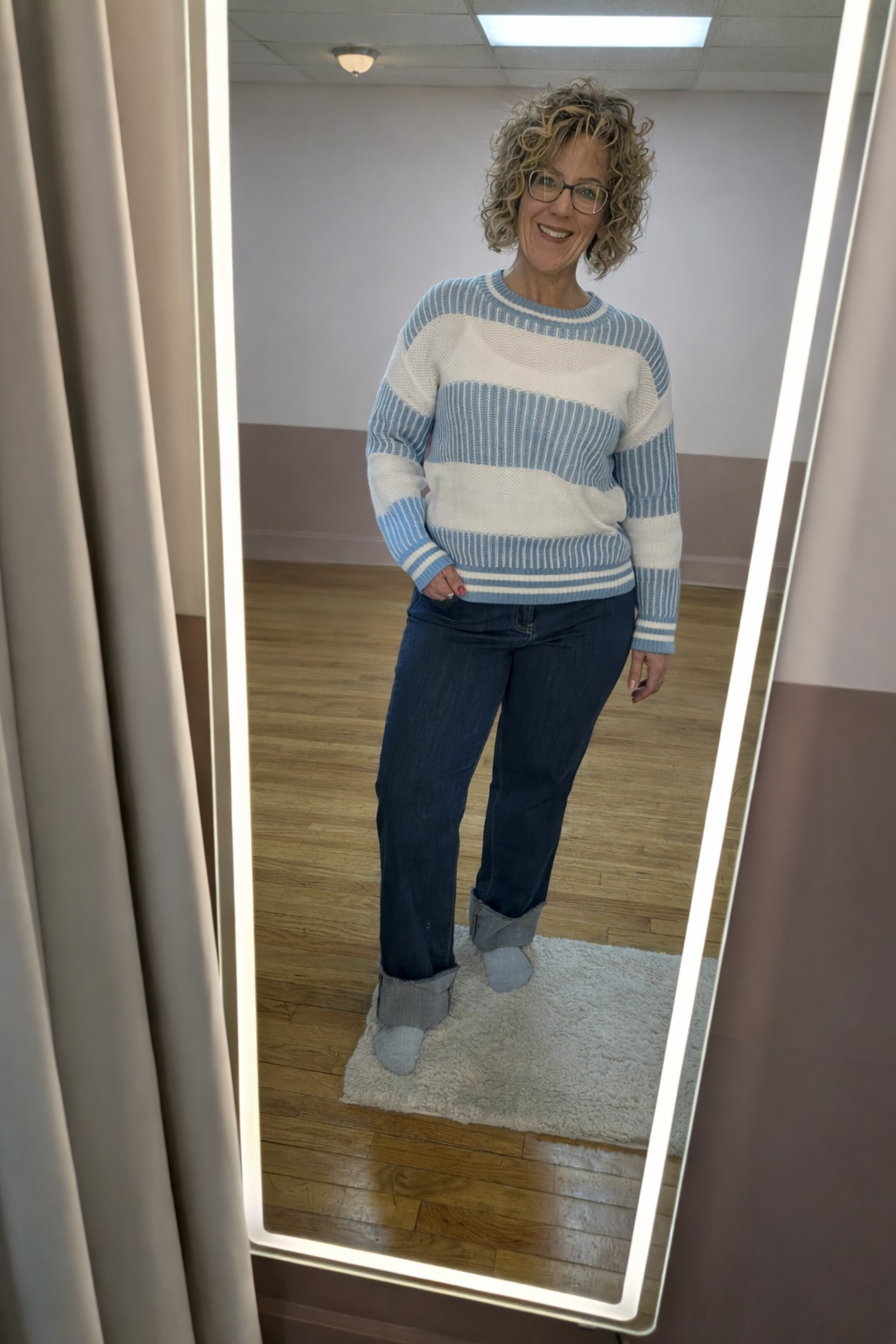 1822 STRAIGHT LEG 30"/34" MID RISE JEAN