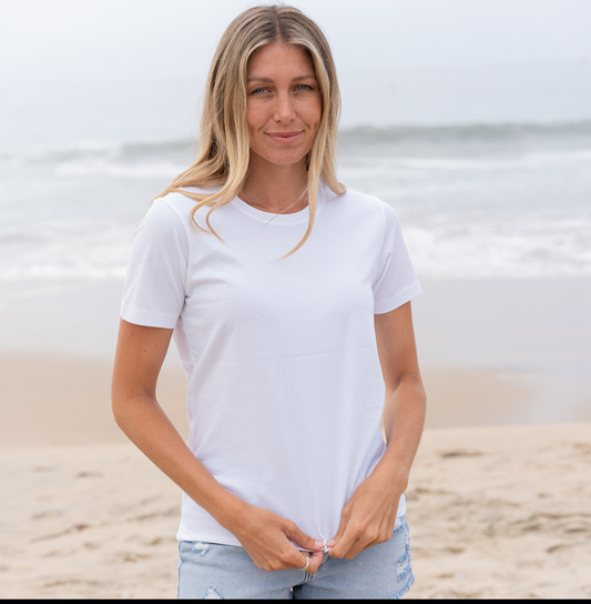 WHITE SHORT SLEEVE T SHIRT