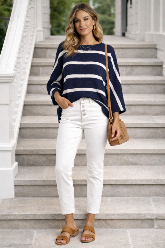 WHITE HIGH RISE BUTTON FLY TUMMY CONTROL ANKLE JEAN