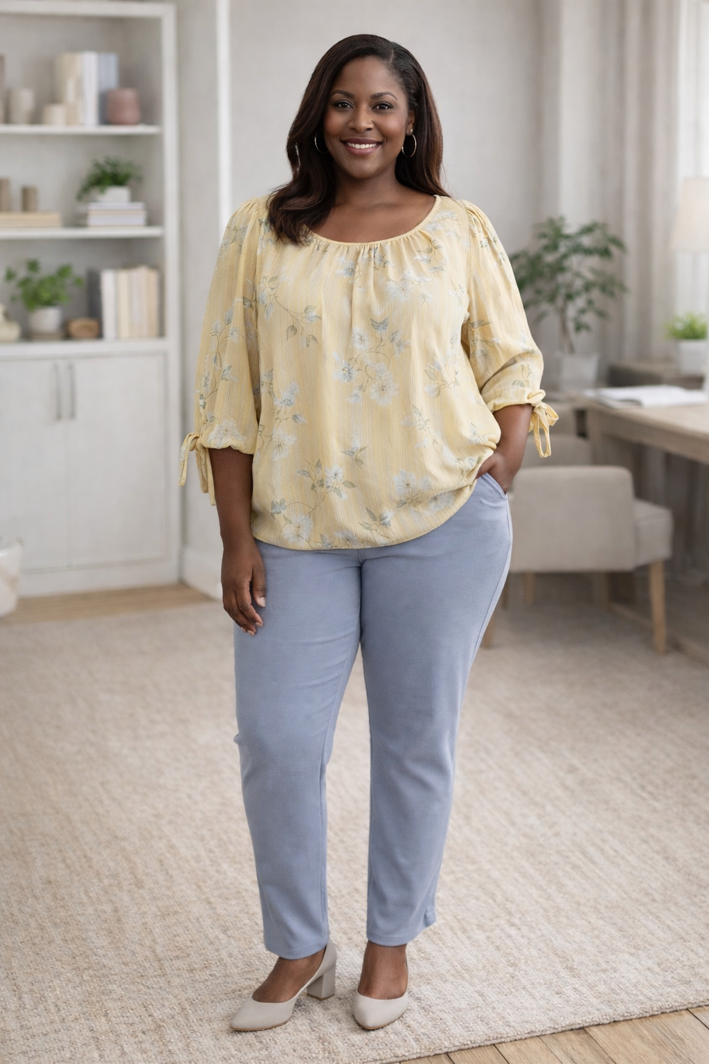 EARL GRAY ANKLE DRESS PANT MISSY & PLUS