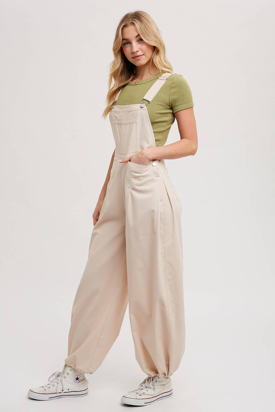 OATMEAL JUMPSUIT OVERALL