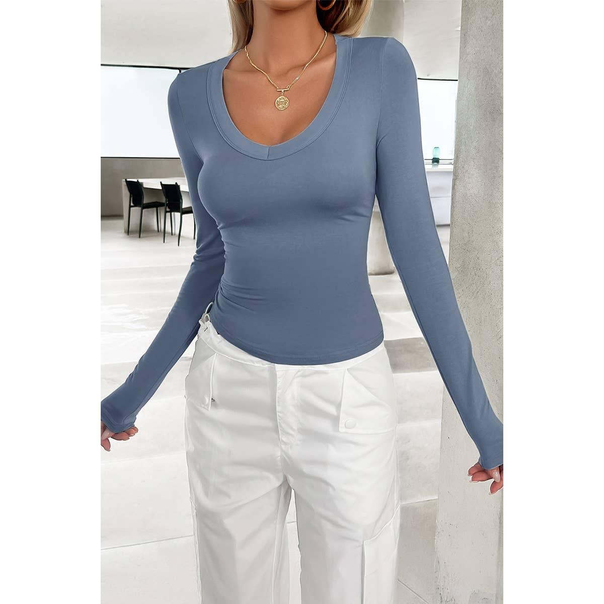 BLUE FIT SHIRT