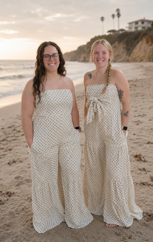IVORY POLKADOT JUMPER