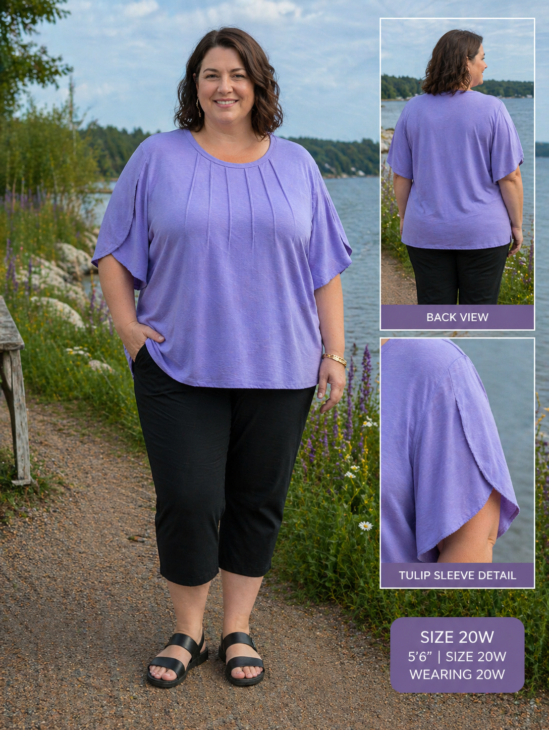 LILAC DRIFT TOP PLUS