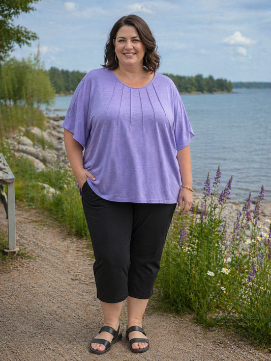 LILAC DRIFT TOP MISSY & PLUS