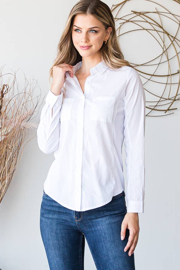 WHITE OXFORD