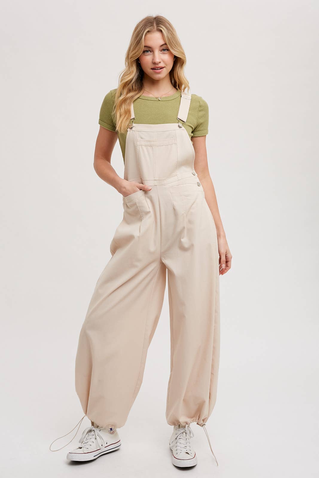 OATMEAL JUMPSUIT OVERALL