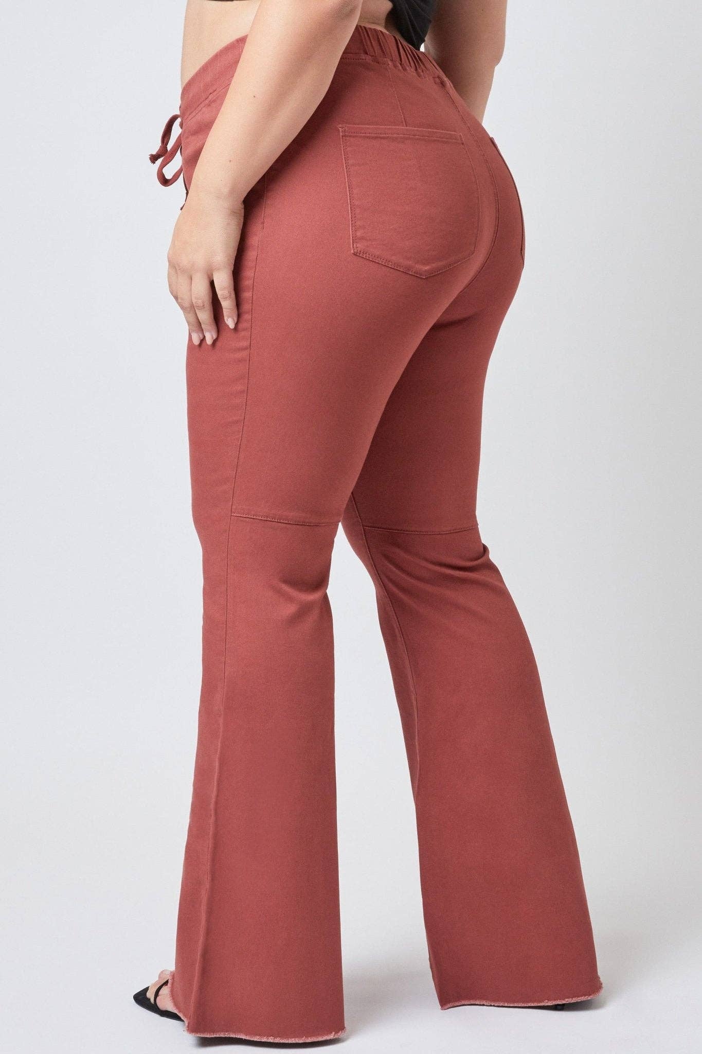 JR PLUS PULL ON  REDWOOD FRAY FLARE